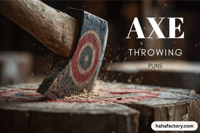 axe throwing puns