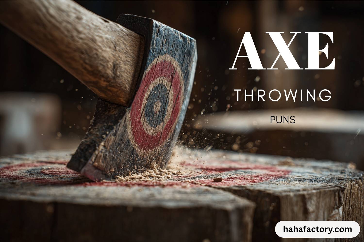 Throw That 360+ Axe Throwing Puns, Jokes, and One-Liners That Stick - Haha Factory