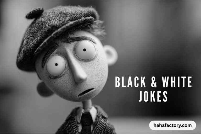 black and white jokes