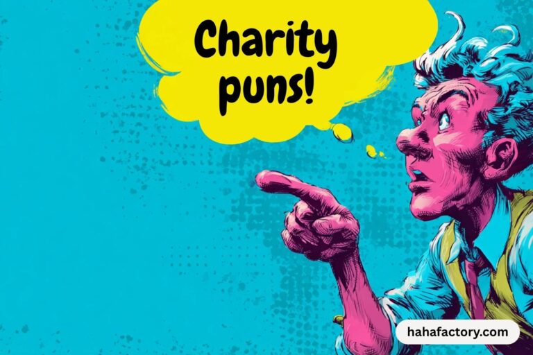 charity puns