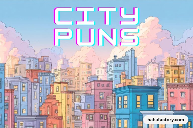 city puns