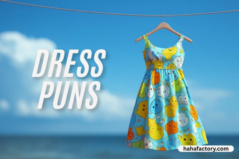 dress puns