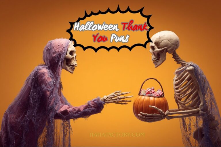 halloween thank you puns