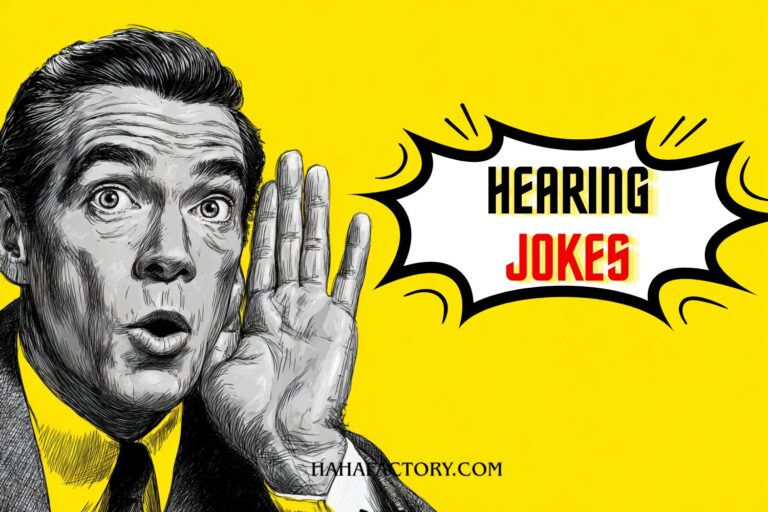 hearing jokes