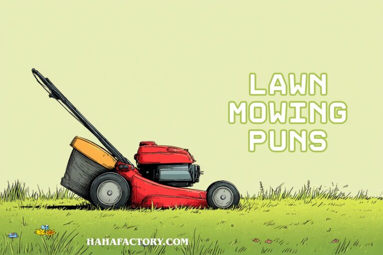 lawn mowing puns
