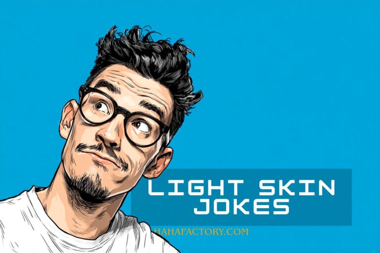 light skin jokes