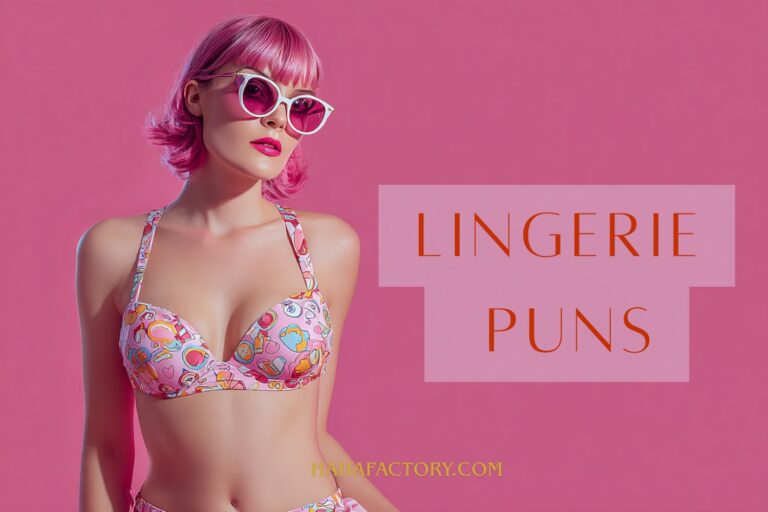 lingerie puns