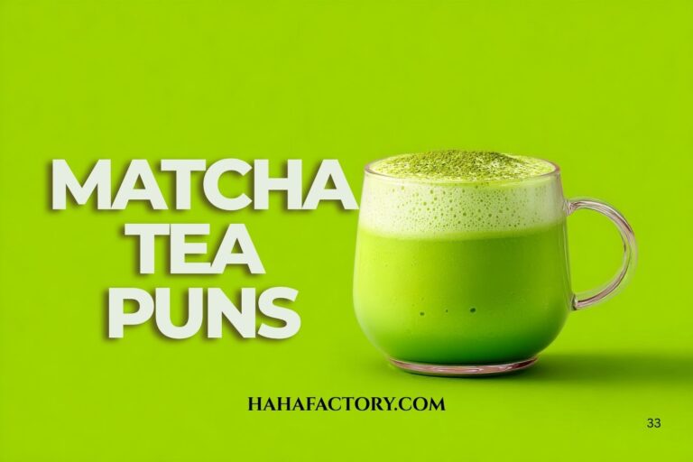 matcha tea puns